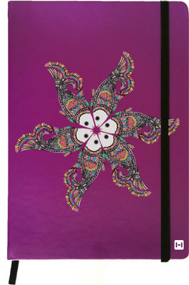 

Hamee A5 Notebook(Designer Printed PU Leather Undated A5 Notebook Planner, Purple)