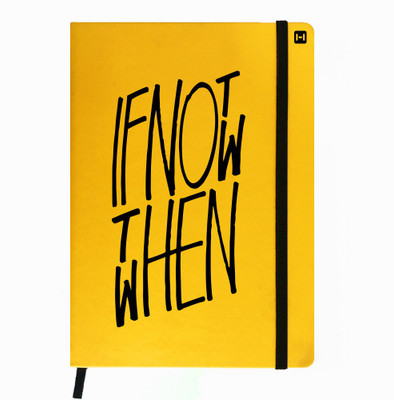 

Hamee A5 Notebook(Designer Printed PU Leather Undated A5 Notebook Planner, Yellow)