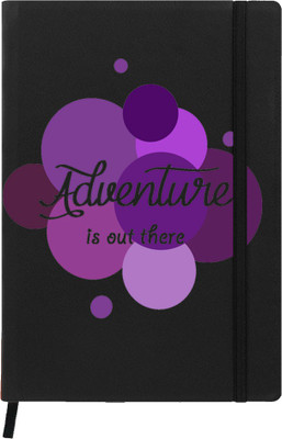 

Hamee A5 Notebook(Designer Printed PU Leather Undated A5 Notebook Planner, Black)
