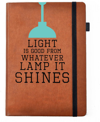 

Hamee A5 Notebook(Designer Printed PU Leather Undated A5 Notebook Planner, Tan)