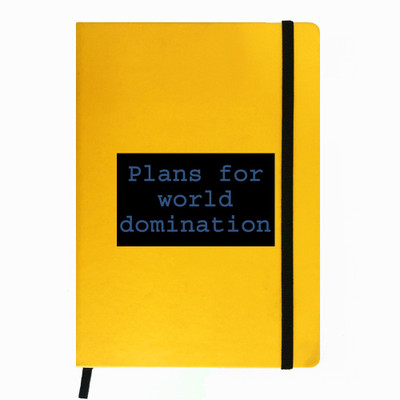

Hamee A5 Notebook(Designer Printed PU Leather Undated A5 Notebook Planner, Yellow)