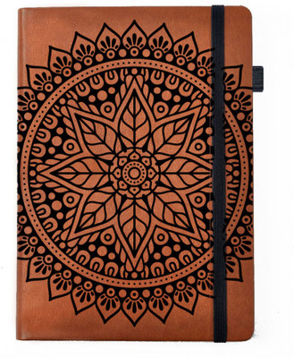 

Hamee A5 Notebook(Designer Printed PU Leather Undated A5 Notebook Planner, Tan)