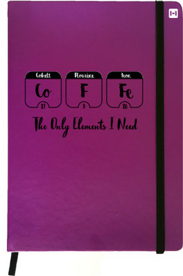 

Hamee A5 Notebook(Designer Printed PU Leather Undated A5 Notebook Planner, Purple)