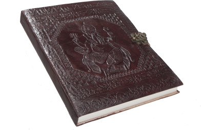 

Pranjals House A4 Journal(Pure Genuine Real Vintage Leather Handmadepaper Notebook Dairy For office Home to Write Poem Daily Update - Brown Size of 9*7, Brown)
