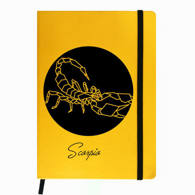 

Hamee A5 Notebook(Designer Printed PU Leather Undated A5 Notebook Planner, Yellow)