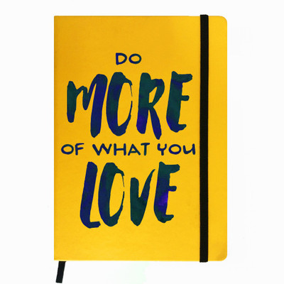 

Hamee A5 Notebook(Designer Printed PU Leather Undated A5 Notebook Planner, Yellow)