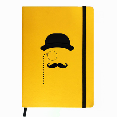 

Hamee A5 Notebook(Designer Printed PU Leather Undated A5 Notebook Planner, Yellow)