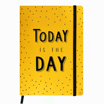 

Hamee A5 Notebook(Designer Printed PU Leather Undated A5 Notebook Planner, Yellow)