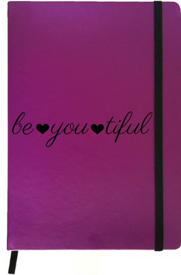 

Hamee A5 Notebook(Designer Printed PU Leather Undated A5 Notebook Planner, Purple)