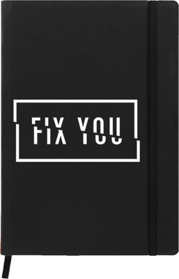 

Hamee A5 Notebook(Designer Printed PU Leather Undated A5 Notebook Planner, Black)
