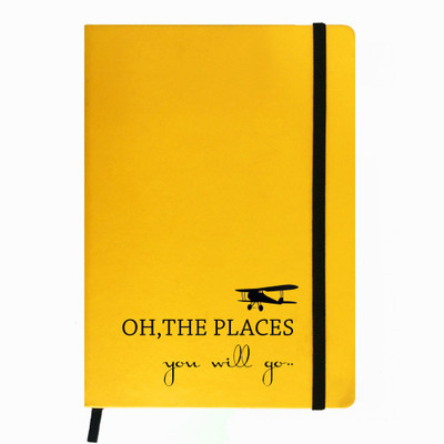 

Hamee A5 Notebook(Designer Printed PU Leather Undated A5 Notebook Planner, Yellow)