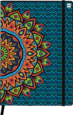 

Hamee A5 Notebook(Designer Printed PU Leather Undated A5 Notebook Planner, Black)