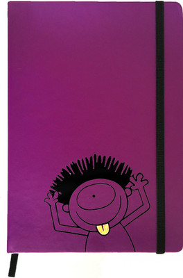 

Hamee A5 Notebook(Designer Printed PU Leather Undated A5 Notebook Planner, Purple)