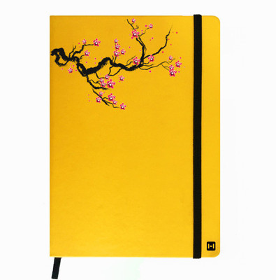 

Hamee A5 Notebook(Designer Printed PU Leather Undated A5 Notebook Planner, Yellow)