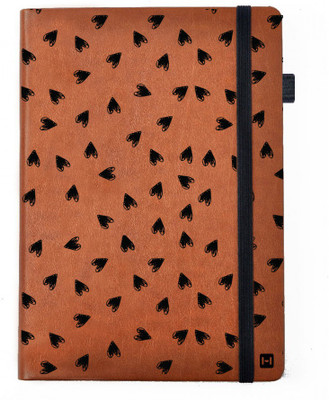 

Hamee A5 Notebook(Designer Printed PU Leather Undated A5 Notebook Planner, Tan)