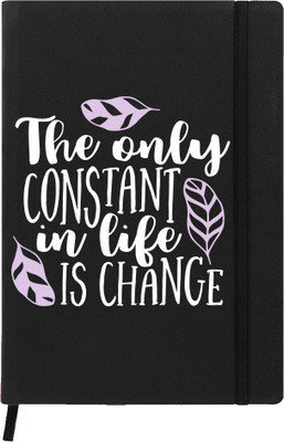 

Hamee A5 Notebook(Designer Printed PU Leather Undated A5 Notebook Planner, Black)