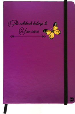 

Hamee A5 Notebook(Designer Printed PU Leather Undated A5 Notebook Planner, Purple)