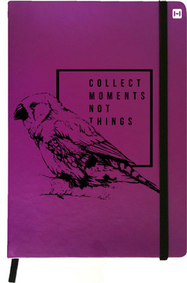 

Hamee A5 Notebook(Designer Printed PU Leather Undated A5 Notebook Planner, Purple)