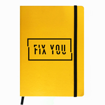 

Hamee A5 Notebook(Designer Printed PU Leather Undated A5 Notebook Planner, Yellow)