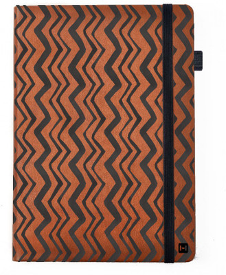 

Hamee A5 Notebook(Designer Printed PU Leather Undated A5 Notebook Planner, Tan)