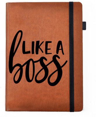 

Hamee A5 Notebook(Designer Printed PU Leather Undated A5 Notebook Planner, Tan)