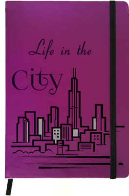 

Hamee A5 Notebook(Designer Printed PU Leather Undated A5 Notebook Planner, Purple)