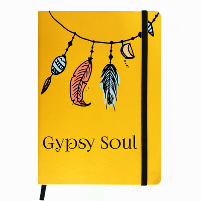 

Hamee A5 Notebook(Designer Printed PU Leather Undated A5 Notebook Planner, Yellow)