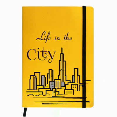 

Hamee A5 Notebook(Designer Printed PU Leather Undated A5 Notebook Planner, Yellow)