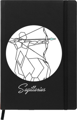 

Hamee A5 Notebook(Designer Printed PU Leather Undated A5 Notebook Planner, Black)