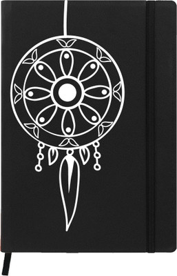 

Hamee A5 Notebook(Designer Printed PU Leather Undated A5 Notebook Planner, Black)
