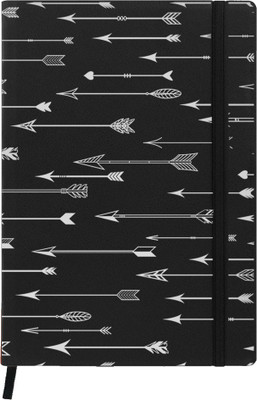 

Hamee A5 Notebook(Designer Printed PU Leather Undated A5 Notebook Planner, Black)