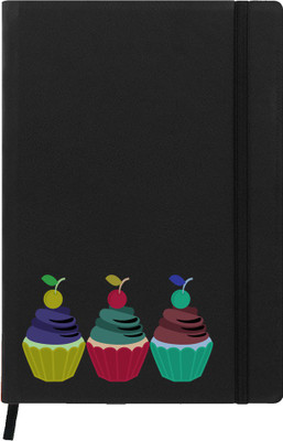 

Hamee A5 Notebook(Designer Printed PU Leather Undated A5 Notebook Planner, Black)