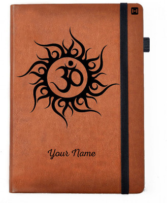 

Hamee A5 Notebook(Designer Printed PU Leather Undated A5 Notebook Planner, Tan)