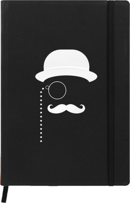 

Hamee A5 Notebook(Designer Printed PU Leather Undated A5 Notebook Planner, Black)