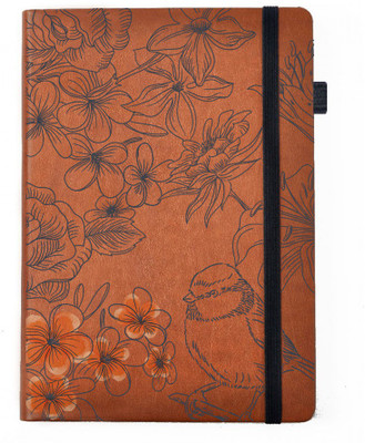 

Hamee A5 Notebook(Designer Printed PU Leather Undated A5 Notebook Planner, Tan)