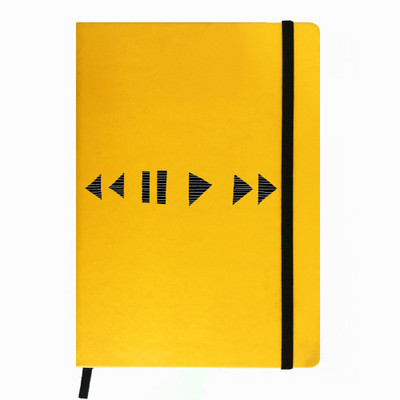 

Hamee A5 Notebook(Designer Printed PU Leather Undated A5 Notebook Planner, Yellow)
