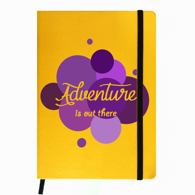 

Hamee A5 Notebook(Designer Printed PU Leather Undated A5 Notebook Planner, Yellow)