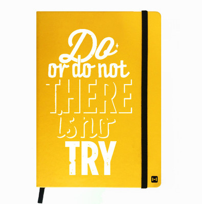 

Hamee A5 Notebook(Designer Printed PU Leather Undated A5 Notebook Planner, Yellow)