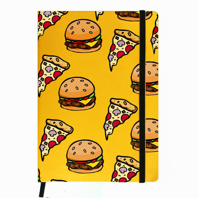 

Hamee A5 Notebook(Designer Printed PU Leather Undated A5 Notebook Planner, Yellow)