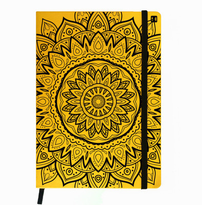 

Hamee A5 Notebook(Designer Printed PU Leather Undated A5 Notebook Planner, Yellow)