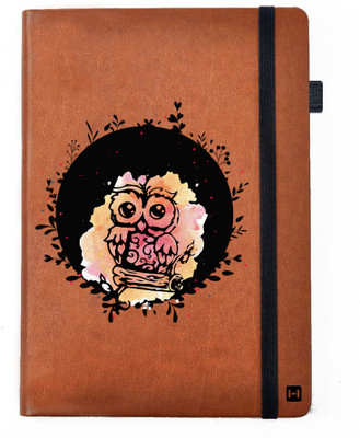 

Hamee A5 Notebook(Designer Printed PU Leather Undated A5 Notebook Planner, Tan)