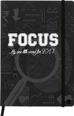 

Hamee A5 Notebook(Designer Printed PU Leather Undated A5 Notebook Planner, Black)
