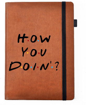 

Hamee A5 Notebook(Designer Printed PU Leather Undated A5 Notebook Planner, Tan)