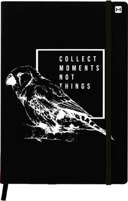 

Hamee A5 Notebook(Designer Printed PU Leather Undated A5 Notebook Planner, Black)