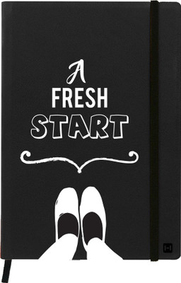 

Hamee A5 Notebook(Designer Printed PU Leather Undated A5 Notebook Planner, Black)