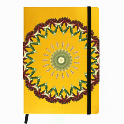 

Hamee A5 Notebook(Designer Printed PU Leather Undated A5 Notebook Planner, Yellow)