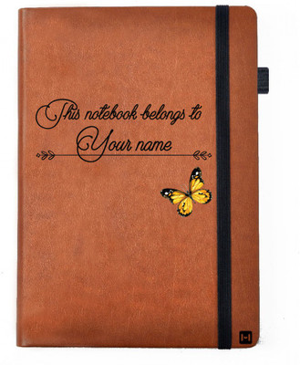 

Hamee A5 Notebook(Designer Printed PU Leather Undated A5 Notebook Planner, Tan)