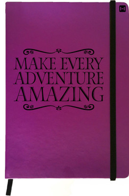 

Hamee A5 Notebook(Designer Printed PU Leather Undated A5 Notebook Planner, Purple)