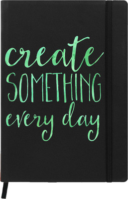

Hamee A5 Notebook(Designer Printed PU Leather Undated A5 Notebook Planner, Black)