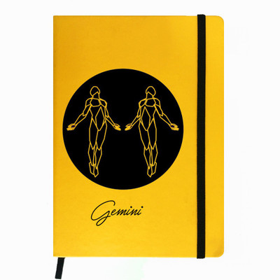

Hamee A5 Notebook(Designer Printed PU Leather Undated A5 Notebook Planner, Yellow)
